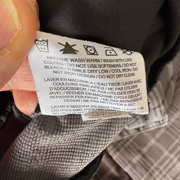 Nike Golf Tour Performance Dri-Fit Plaid Pants Gray Mens 34x32 Preppy Outdoors - Picture 8 of 15